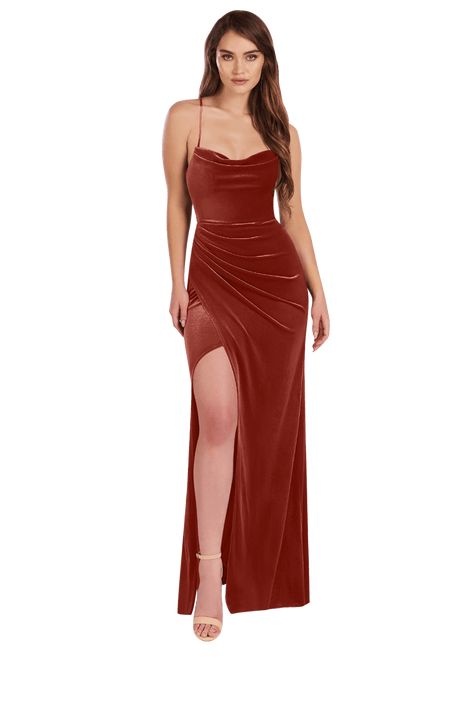 Wine colour dress