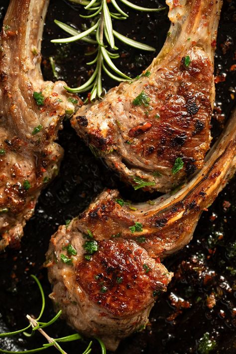 Enjoy the rich flavors of these Mediterranean lamb chops! Marinated in olive oil, garlic, and zesty lemon, then cooked to perfection. Perfect for busy weeknights or entertaining guests. #thefastrecipe #lambchops #Mediterraneanrecipe #easycooking #flavorful #weeknightmeal #entertaining #marinatedmeat #deliciousness #homemade #recipeoftheday #foodie #cookingathome #savory #quickmeal #dinnerinspiration Mediterranean Spices, Lamb Chop Recipes, Asparagus Fries, Lamb Ribs, Chops Recipe, Dinner Inspiration, Arugula Salad, Mediterranean Dishes, Lamb Chops