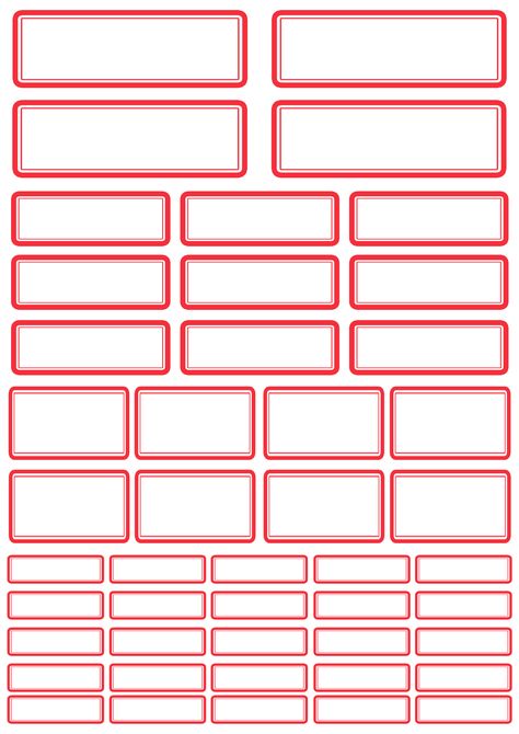 Labels Red - Freebie In The Pocket Design December Daily Printables, School Labels Printables, Name Tag Templates, Subject Labels, Journal Labels, Memo Paper, School Labels, Colouring Printables, Card Sentiments