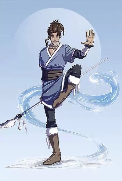 Bane Male Waterbender Oc, Water Bender Oc Male, Waterbender Oc Male, Avatar Oc Waterbender Male, Water Tribe Clothes Male, Male Waterbender, Water Tribe Oc Male, Atla Oc Male, Water Bender Character Design