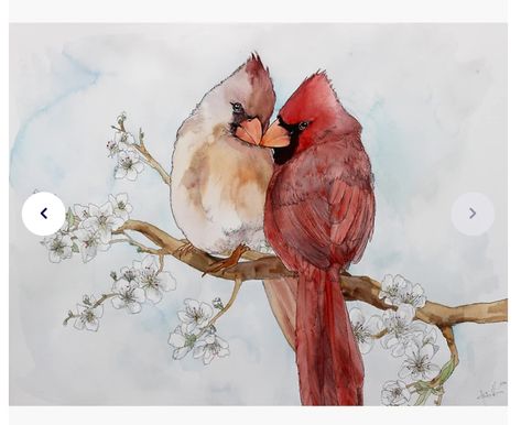 Cardinal Birds Tattoo, Male And Female Cardinal Tattoo, Female Cardinal Tattoo, Cardinal Bird Tattoos, Cardinal Couple, Cardinal Tattoo, Cardinal Tattoos, Female Cardinal, Tribute Tattoos