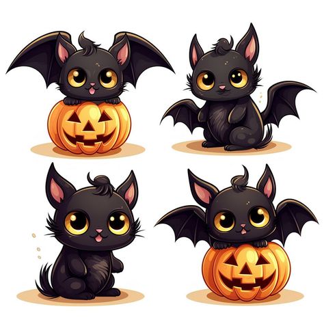 Colorful and fun Halloween candy-themed clipart for party invites and decorations. Bat Clip Art, Halloween Clipart Free, Halloween Graphics, Ghost Cartoon, Halloween Crochet Patterns, Halloween Bat, Halloween Images, Elegant Tattoos, Halloween Clipart