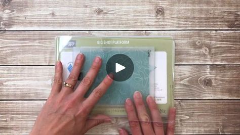 Big Shot Embossing Folder Tutorial with Printable Guide | Embossing folders are a quick and easy way to make an elegant card! ✨  👉 If you've got a Big Shot, here's a quick tutorial on how to use different... | By Jessica Taylor | Hi, I'm Jessica Taylor from Ink It Up with Jessica. com and in this video, I'm going to show you how to use different types of embossing folders with your Big Shot. Here's what you'll need. A Big Shot platform or a hinged multi-purpose platform open to tab one. Two clear cutting plates, one blue 3D embossing plate or at least four half sheets of card stock that are five and a half by eight and a half and your big shot. Of course, you can use embossing folders with other die-cutting embossing machines as well but today, I'm just going to show you how to use them w Embossing Machines, Elegant Cards, Embossing Folders, Big Shot, Embossing Folder, Emboss, Being Used, Just Go, Different Types