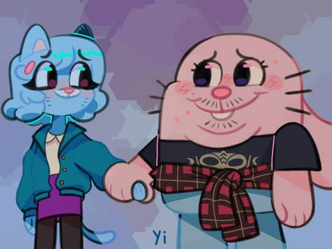 Adventures Of Gumball, Amazing Gumball, World Of Chaos, Gay Comics, Anime Version, World Of Gumball, Creature Feature, The Amazing World Of Gumball, Old Cartoons