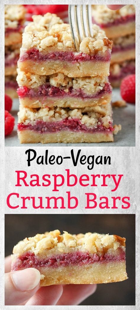 Raspberry Crumb Bars, Weight Watcher Desserts, Dessert Light, Crumb Bars, Paleo Baking, Paleo Sweets, Low Carb Dessert, Paleo Treats, Paleo Snacks