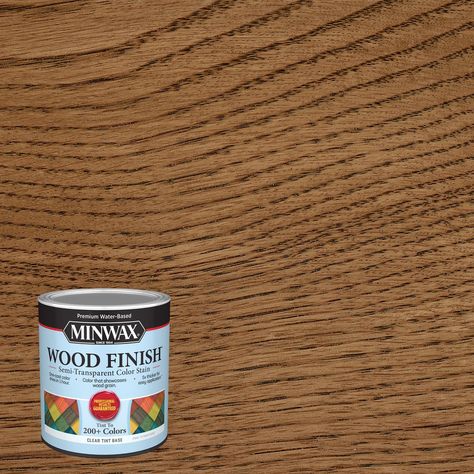 Minwax | Dark Walnut | Semi-Transparent Interior Wood Stain, Solid Stain Colors, Minwax Dark Walnut, Lake Norman, Wood Stain Colors, Flooring Projects, Color Chip, Simply White, Gel Stain