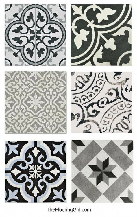 Black And White Tile Floor Bathroom Green Walls, Decorative Tile Bathroom Floor, Bold Floor Tile Bathroom, Bathroom Floor Tile Ideas Pattern, Decorative Bathroom Tile Floors, Gray And White Bathroom Floor Tile, Calacatta Bathroom Tile, Bold Bathroom Floor Tile, Bathroom Tile Inspiration Floor