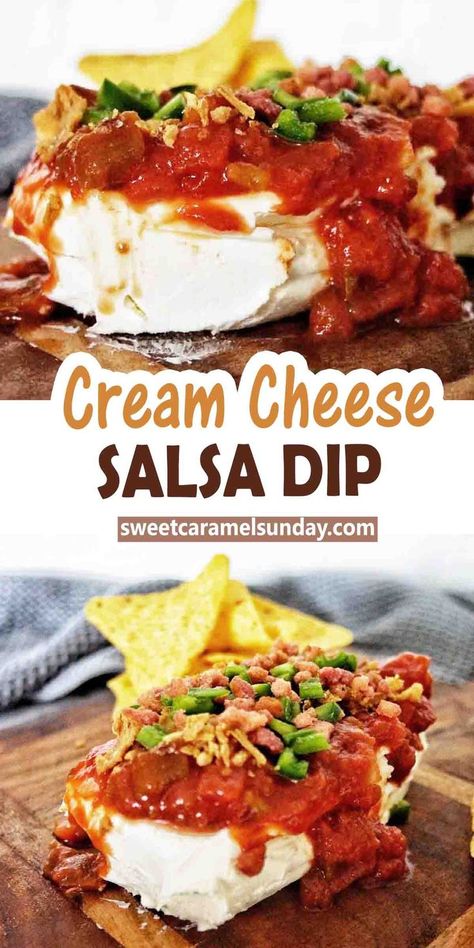 Cheese Salsa Dip, Corn Salsa Dip, Cream Cheese Salsa Dip, Salsa Dip Recipe, Toasted Corn, Quick Salsa, Cream Cheese Recipes Dip, Cream Cheese Appetizer, Cheese Dip Recipes