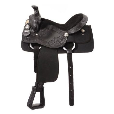 King Series Ryan Synthetic Roper Saddle - KS3215-7-155 Australian Saddle, Trail Saddle, Western Riding, Boho Tees, English Saddle, Horse Supplies, Western Saddle, Creative Tshirt, Trail Riding