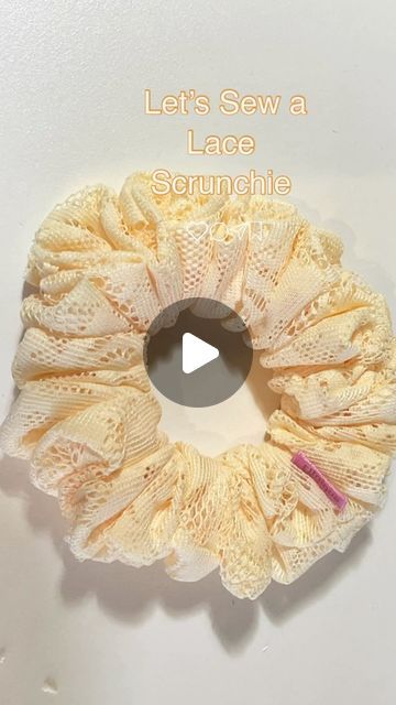 Anto / Creation on Instagram: "Lace scrunchie 
So delicately pretty and cute 🥰🤍🦋

#scrunchiesareback #scrunchielife #scrunchiestyle #lacestyles #hairtie #hairideas #newstock #fashionist" Scrunchie Styles, Lace Styles, Pretty And Cute, Hair Ties, Scrunchies, Sewing, Lace, On Instagram, Instagram