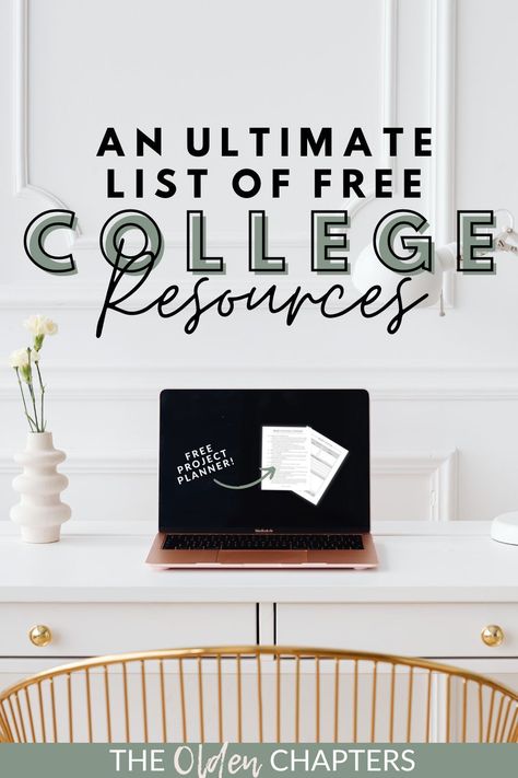 This complete list of college student resources will answer all of your college-related questions. Even includes free printables and other great free resources for you to utilize throughout your college education! Free Educational Websites For College Students, College Prep Checklist, College Majors List, Websites For College Students, College Student Aesthetic, Preparing For College, Free Educational Websites, Success In School, College List