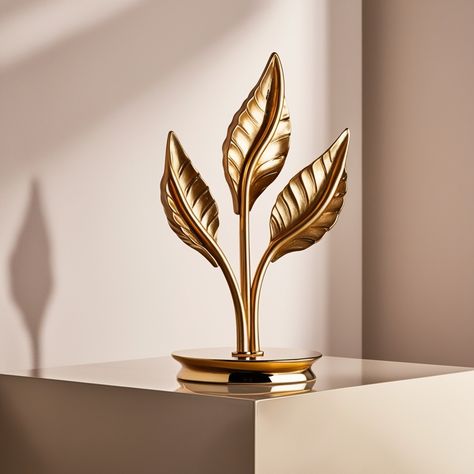 Elevate your home decor with the Webelkart Premium Iron 3-Leaf Table Stand. This 7.8-inch, gold-plated showpiece brings a touch of sophistication to any room. Crafted with a beautiful leaf design, it's perfect for adding elegance to your living room, bedroom, or office. Ideal for those who appreciate fine decorative items, this stunning piece enhances any space with its modern, stylish appeal. Showpiece For Bedroom, Showpiece For Home Decor, Decorative Items For Home, Fashionable Saree, Fashionable Saree Blouse Designs, Table Stand, Iron Table, Leaf Table, Elegant Home Decor