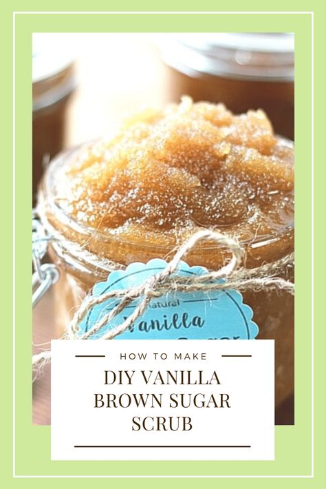 This Vanilla Brown Sugar Scrub is an easy and inexpensive way to pamper yourself. This DIY beauty scrub will give you silky smooth skin in no time! #brownsugarscrub #vanillabrownsugarscrub #brownsugarfacescrub #brownsugarbodyscrub #diybrownsugarscrubrecipe Brown Sugar Scrub Diy, Vanilla Brown Sugar Scrub, Seniors Crafts, Sustainable Crafts, Sugar Wax Recipe, Diy Scrubs, Diy Sugar Scrub Recipe, Keto Snacks Easy, Face Scrubs