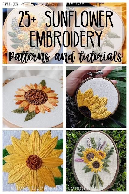 Make a stunning embroidery project featuring sunflowers with over 25 patterns to choose from. Free Floral Embroidery Patterns, Modern Embroidery Patterns Free, Floral Embroidery Patterns Free, Beginner Embroidery Patterns, Embroidery Patterns Easy, Modern Floral Embroidery, Snowflakes Embroidery Pattern, Tiny Embroidery, Nature Embroidery