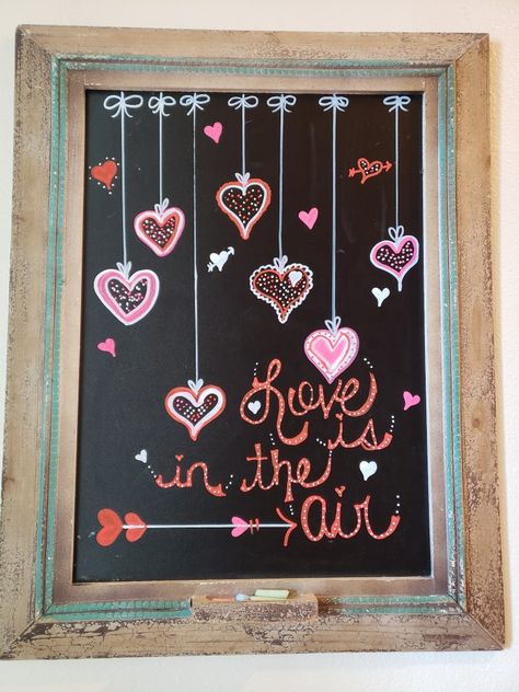 Donut Chalkboard Sign, Valentines Chalk Board Design, Valentine Whiteboard Ideas, Valentine Chalkboard Art Easy, Valentine’s Day Chalk Art, Valentines Chalk Art, Valentine Window Painting, Valentines Window Art, February Chalkboard Art