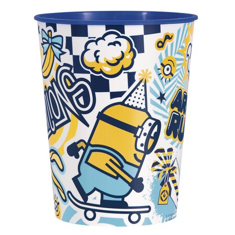 Minion Cups, Minion Party Favors, Party Favor Cups, Yellow Minion, Despicable Me Party, Minions 2, Minion Theme, Minion Birthday Party, Despicable Me Minions