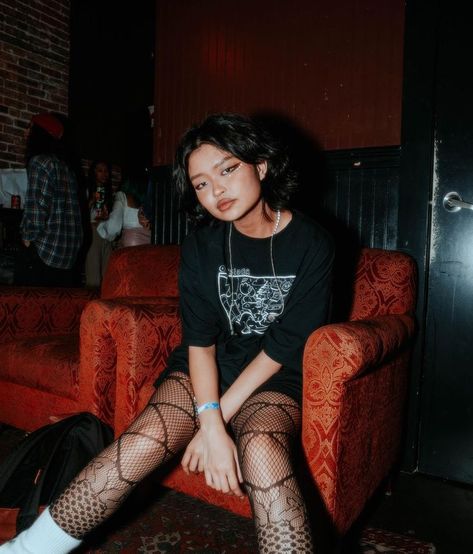 lyn lapid - the outsider tour | by @/elainetantra on ig <3 Personality Crisis, Lyn Lapid, Smash Or Pass, Female Faceclaims, Your Biggest Fan, Alex G, Girl In Red, Fav Music, Concert Fits