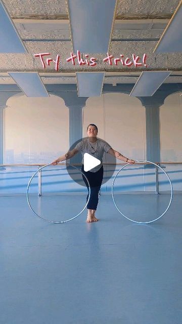 Riki Morgan - Hula Hooper and Circus Artist on Instagram: "Try this trick! 

DM or comment if you have any questions and save this video for later 💛

Hoops by @hoopologie
90cm 3/4 polypro

#hulahoops #hulahooper #hulahoopersofinstagram #circuseverydamnday #circusartist #trickychicks #hulahoop_passion #cirquegoals  #hulahoops #hulahoopfitness #inspiration #tutorial #hooprolls #HulaHooping #performersofinstagram
#performer #artist #circusperformer #entertainment #circus #circusinspiration" Hoop Tricks, Hula Hoops, Circus Performers, Hula Hoop, Artist On Instagram, Circus, Entertainment, Instagram