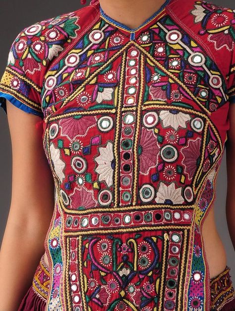 Rabari Embroidery, Indian Textile Design, Sindhi Embroidery, Navratri Dress, Navratri Chaniya Choli, Ethno Style, Hippy Chic, Vintage Textile, Bohol