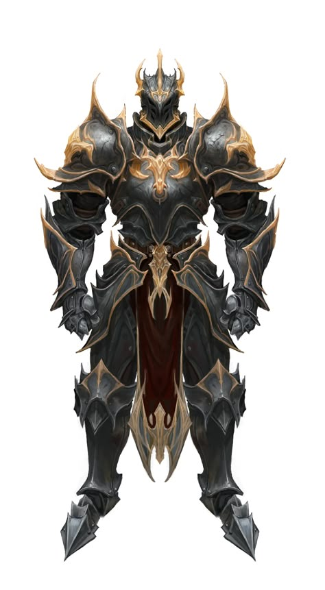 ArtStation - black and gold armor, Younghun Byun(uebyh) Dragon Armor Art, Black And Gold Armor, Green Armor, Gold Armor, Dragon Armor, Japon Illustration, Knight Art, Male Character, Knight Armor