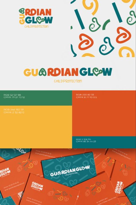 guardianglow childprotection branding childcare Daycare Branding, Childcare Branding, Daycare Logo Design, Daycare Logo, Daycare Design, Brand Guide, Contest Winning, What Is Your Favorite, Child Care