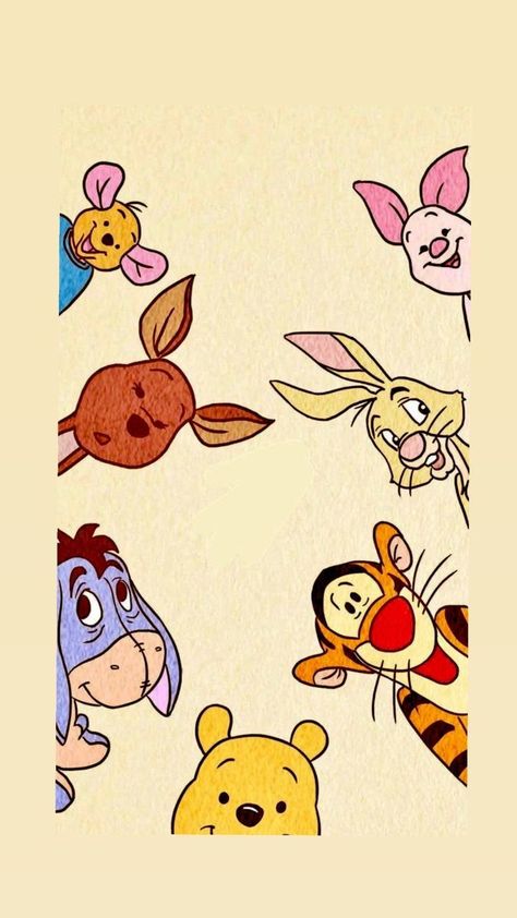 Simple Disney Wallpaper, Disney Screensaver, Winnie The Pooh Background, Winnie The Pooh Wallpaper, Pooh Wallpaper, Eeyore Pictures, Winnie The Pooh Drawing, Winnie The Pooh Pictures, Cute Winnie The Pooh