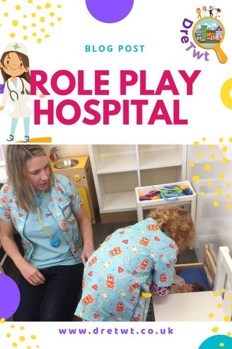 We created a dolls hospital at Dre Twt children’s Role Play Centre Nurse Costume, Play Centre, Pediatric Nursing, Doll Play, Customer Feedback, Role Play, Little People, Things To Come, Dolls