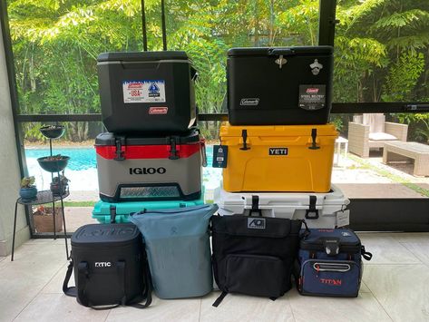 Rolling Cooler, Camping Uk, Small Cooler, Camping Coolers, Cooler Food, Cross Country Trip, Camping Bbq, Desert Travel, Bob Vila