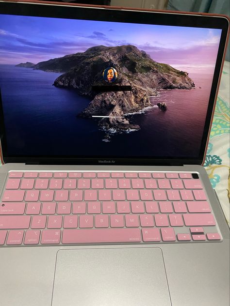 Pink keyboard 🥰 Keyboard Cover, Keyboard, Macbook, Electronic Products, Pink