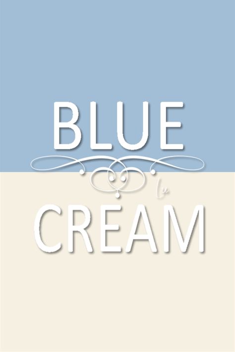 Cream Wall Colour Combination, Cream Colour Combination Wall, Ice Blue Color Combination, Blue Ootd Korean, Cream And Blue Color Palette, Blue Wall Colors, Room Color Combination, Wall Color Combination, Blue Color Combinations