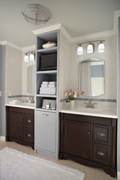 Bathroom Window Privacy, His And Hers Bathroom, Future Bathroom, Bathroom Vanity Remodel, Bathroom Plans, Master Bath Remodel, Bathroom Idea, Boys Bathroom, Bathroom Windows