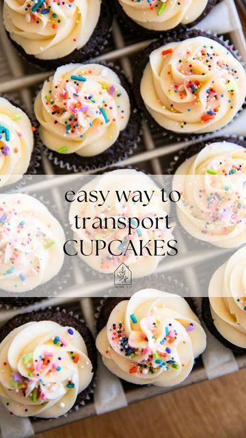 Diy Cupcake Transportation, Transport Cupcakes Ideas, Ways To Transport Cupcakes, Transporting Cupcakes Diy, Diy Cupcake Carrier, How To Transport Mini Cupcakes, Best Way To Transport Cupcakes, Moving Cupcakes, Cupcake Carrier Diy