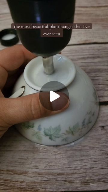 Moonlight Makes on Instagram: "Remember,  the craft teacher's club closes May 31! #howtodrillholesinteacup #crafter #crafttutorial #crafterlife" How To Store Tea Cups, Tea Gift Basket Ideas Diy, Upcycle Tea Cups, Teacup Crafts Diy, Tea Cup Projects, Test Tube Crafts, K Cup Crafts, Broken China Crafts, Cup And Saucer Crafts