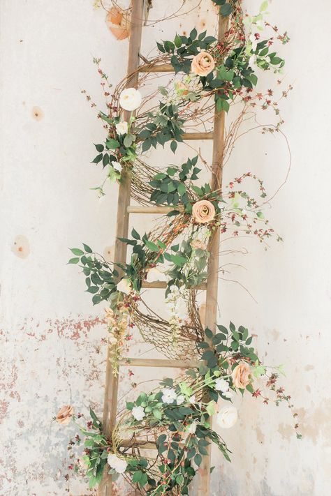 A Vintage-Romatic North Carolina Providence Cotton Mill Wedding — The Overwhelmed Bride // Wedding Blog + SoCal Wedding Planner Cotton Mill Wedding, Providence Cotton Mill, Wedding Runner, Cotton Mill, Old Ladder, Deco Champetre, Mill Wedding, Farmhouse Tile, Blue Tile