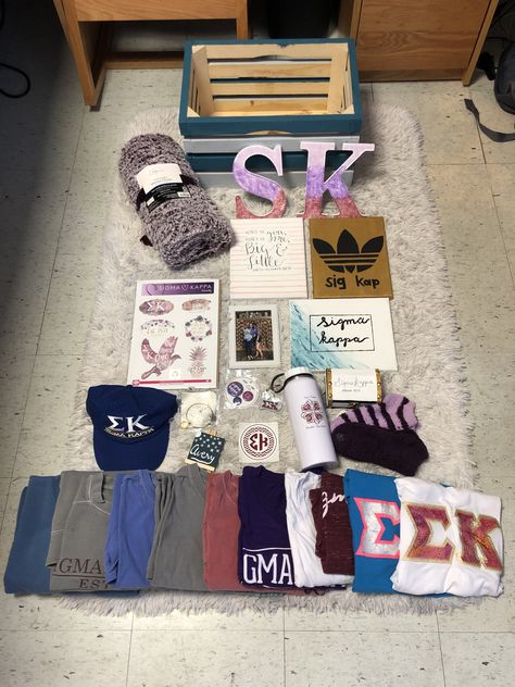 Initiation Basket, Sorority Pin Box, Big Little Paddles, Big/little Baskets, Phi Sigma Pi, Sigma Kappa Sorority, Big Little Basket, Sigma Pi, Mini Easel