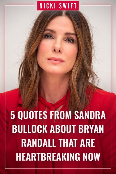 Now that Sandra Bullock's longtime partner Bryan Randall has died, these quotes about their relationship are especially heartbreaking. #SandraBullock Sandra Bullock Hairstyles, Sandra Bullock Style, Sandra Bullock Now, Sandra Bullock Video, Sandra Bullock Ryan Reynolds, Bryan Randall, Sandra Bullock Husband, Sandra Bullock Picture, Sandra Bullock Miss Congeniality