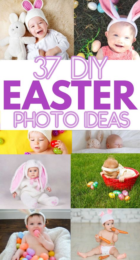 These baby Easter picture ideas are perfect if you want to do your own DIY Easter photoshoot at home. These are fantastic Easter photo ideas. Baby Easter Egg Pictures, Easter Egg Pictures Photo Ideas, Diy Easter Pictures Kids, Easter Milk Bath Photography, Infant Easter Photo Ideas, Toddler Easter Photoshoot Ideas, Diy Newborn Easter Pictures At Home, Easter Photoshoot Baby 3 Months, At Home Easter Photoshoot Toddler