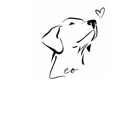 Lab Silhouette Tattoo, Fine Line Labrador Tattoo, Tattoo Dog Memorial, Pet Memorial Tattoo, Hippie Tattoo, Tattoos For Dog Lovers, Dog Memorial Tattoos, Phrase Tattoos, Sigil Tattoo