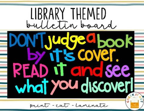 Check It Out with Mrs Bailey | Teachers Pay Teachers Classroom Bookshelf, School Library Book Displays, Book Bulletin Board, School Library Bulletin Boards, School Library Decor, School Library Displays, Library Bulletin Board, Bulletin Boards Classroom Decor, Middle School Libraries