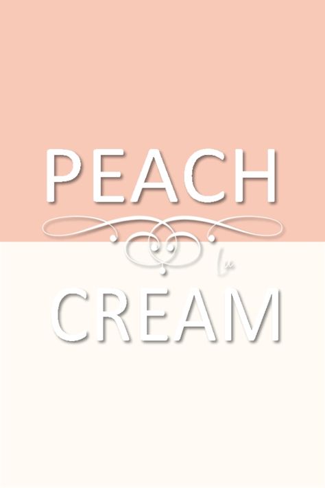 peach and cream color combo Peach Colour Combinations, Colour Shade Card, Room Paint Designs, Christmas Cream, Angel Wings Decor, Pantone 2024, Peach Paint, Cream Palette, Color Knowledge