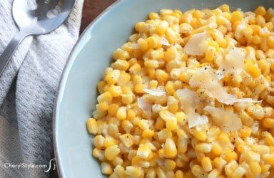 Parmesan Corn, Garlic Corn, Corn Dishes, Fried Corn, Corn Recipe, Everyday Dishes, Dinner Side Dishes, Corn Recipes, Veggie Side Dishes