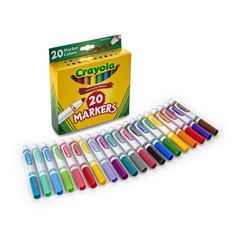 School Supplies For Teachers, Crayola Markers, Christmas Child, Operation Christmas, Coloring Supplies, Crayola Crayons, Highlighters Markers, Washable Markers, Classroom Supplies