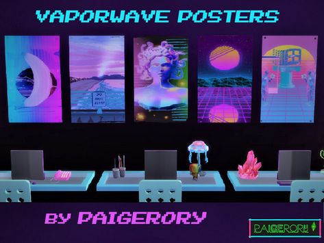 V.E.V. Sims 4 Cc Trippy Furniture, Sims 4 Trippy Cc, Sims 4 Cc Vaporwave, Sims 4 Space Cc, Sims 4 Bedroom, Tumblr Sims 4, Sims 4 Cc Folder, Sims Ideas, Play Sims