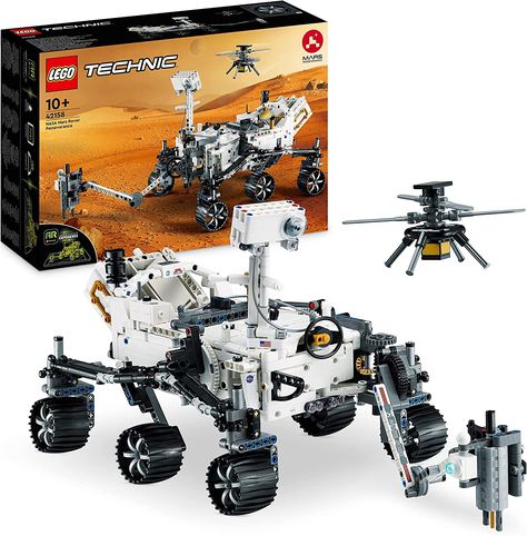 LEGO 42158 Technic NASA Mars Rover Perseverance Space Set with AR App Experience, Science Discovery Set Lego Space Shuttle, Lego Space Sets, Lego Technic Sets, Perseverance Rover, Mars Mission, Kids Technology, Construction Lego, Nasa Mars, Discovery Toys