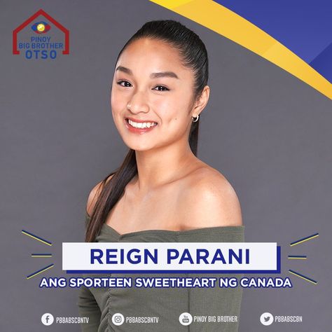 Reign Parani -- Pinoy Big Brother: Otso (teen) Pinoy Big Brother, Funny House, Star Magic, Big Brother, Reign, Wattpad, Incoming Call Screenshot, Disney, Funny