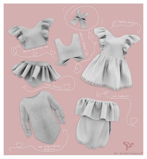 Turminha Toddler Collection I (Early Access) | Nightingale Sims on Patreon Toddler Hair Sims 4, Toddler Cc Sims 4, Lotes The Sims 4, Sims 4 Toddler Clothes, Sims Baby, Die Sims 4, Sims 4 Cc Kids Clothing, Sims 4 Cc Shoes, Pelo Sims