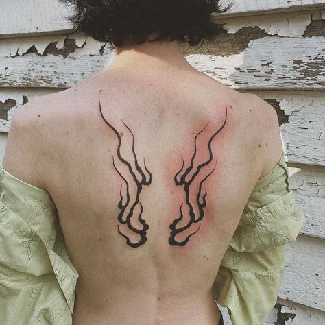 Happiness Tattoo, P Tattoo, Occult Tattoo, Knuckle Tattoos, Flame Tattoos, Fire Tattoo, Lily Tattoo, Back Piece, Different Tattoos