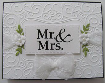 Homemade Wedding Cards, Congratulations Wedding Card, Stampin Up Wedding Cards, Wedding Card Congratulations, Wedding Shower Cards, Wedding Greetings, Wedding Congratulations Card, Wedding Cards Handmade, Bridal Shower Cards