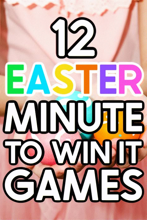 Easter Games With Peeps, Pre Teen Easter Ideas, Easter Minute To Win It, Adult Easter Games, Easter Games For Adults, Family Easter Games, Easter Teens, Fun Easter Games, Easter Games For Kids