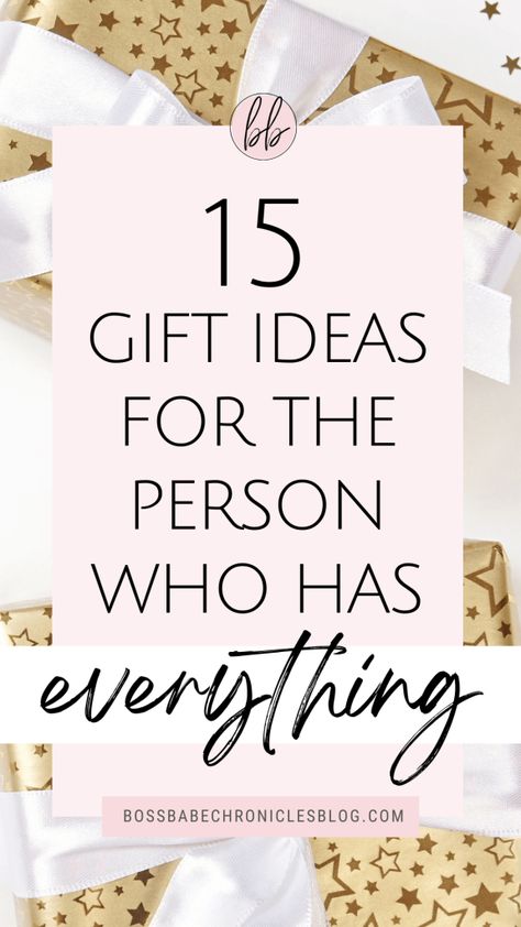 Do you have people in your life who seem to have everything? In that case, buying them a gift can be troublesome. Here are 15 unique gift ideas for the person who has everything. What to give someone as a gift when you don't know what to get. Ideas for Christmas gifts. Birthday gift ideas for your friends. Gift ideas for your family and friends. Birthday Gifts For Myself Cute Ideas, Creative Thoughtful Gifts, Nice Presents For Friends, Gifts Just Because, Unique Gift Ideas For Friends, Best Thoughtful Gifts, Quality Time Gift Ideas, Gifts To Buy Yourself, Most Thoughtful Gifts